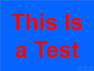 Screenshot showing Red and blue colors on slide