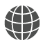 Internet globe.