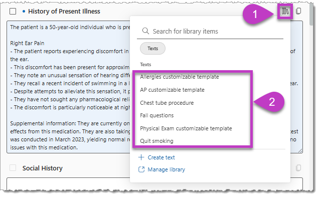 Screenshot of steps 1 and 2.