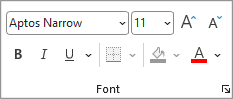 Excel Ribbon Image