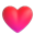 Image of the 3D Emoji heart reaction