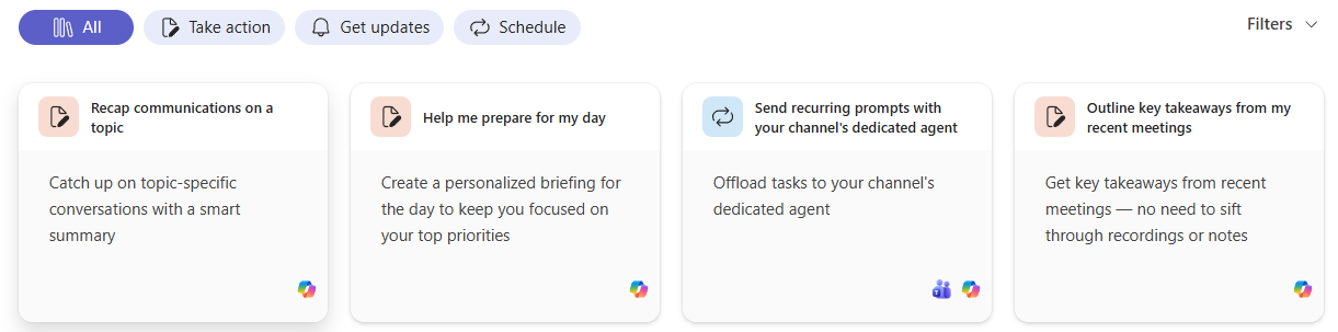 Choose Copilot template
